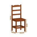Ver imagem 4 de Mesa Retangular com 10 Cadeiras Madeira Maciça 220 X 88 Mel Plácida Jm Móveis