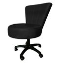 Ver imagem 3 de Poltrona Decorativa Royal Base Giratória Slk Decor Preto