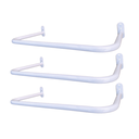 Ver imagem 1 de 3 Araras Cabideiro 60cm Organização Roupas Loja Closet Fixação de Parede Branco