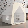 Casinha Pet Cachorro/Gato Branca e Off White - Tamanho G - 1