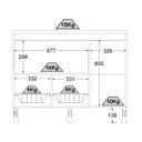Ver imagem 7 de Balcão Para Cooktop Ditália BA-60 Branco