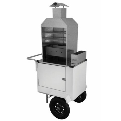 Carrinho de Churrasco Econômico com Rodas Pneumática