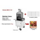 Ver imagem 2 de Carrinho de Churrasco Econômico Simples com Rodas Maciças