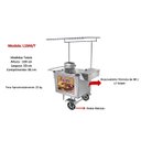 Ver imagem 2 de Carrinho de Açaí Luxo com Toldo e Rodas Maciças