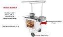 Ver imagem 2 de Carrinho de Açaí Luxo com Toldo e Rodas Maciças Branco