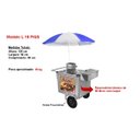 Ver imagem 2 de Carrinho de Açaí Luxo com Guarda-sol e Roda Pneumática