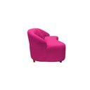 Ver imagem 5 de Namoradeira Sofá Feijão Cancún 130cm Orgânica Veludo Rosa Pink