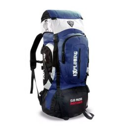 MOCHILA DE CAMPING TRILHA EXPLORING 70L:Azul - 1