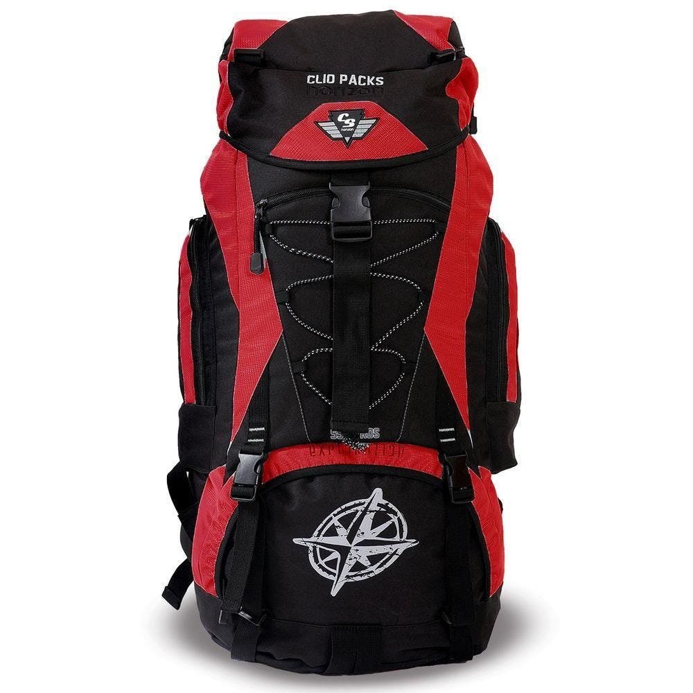 Mochila Camping 55 Litros Impermeável Mc3101 Vermelho Madeiramadeira