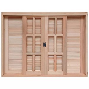 Janela de Madeira Veneziana de Correr Reto Eucalipto Batentes de 14 Cm Mmc Company-1.50lx1.00a