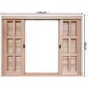 Ver imagem 5 de Janela de Madeira Veneziana de Correr Reto Eucalipto Batentes de 14 Cm Mmc Company-1.50lx1.00a