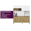 Ver imagem 6 de Armário de Cozinha Compacta 8 Portas 1 Gaveta Core - Freijó/supremo