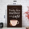 Quadro Decorativo Café 60x80 Cm Para Escritório Placa PS - Nina - 3