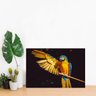 Quadro Decorativo Arara Fazendo Pose 40X60Cm Placa PS - Nina - 1