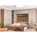 Ver imagem 2 de Guarda Roupas 2 Portas com Colmeia 841mm Setiba Plus Rimo Carvalho/off White