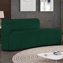 Ver imagem 1 de Sofá 2 Lugares para Sala 140cm Orgânico Wendi Boucle Verde I01 - Mpozenato