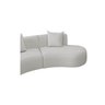 Kit Sofá Modular 4 Lugares Moderno Curvo Orgânico Duna Bouclé - 5