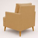 Ver imagem 3 de Kit 2 Poltronas Decorativas Serena Suede para Sala Recepção Escritório Conforto Luxo Contemporâneas