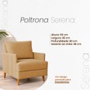 Ver mais imagens de Kit 2 Poltronas Decorativas Serena Suede para Sala Recepção Escritório Conforto Luxo Contemporâneas