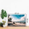 Quadro Decorativo Praia 30X40 Cm Para Quarto Placa PS - Nina - 3
