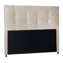 Ver imagem 3 de Kit Cabeceira e Calçadeira Baú Solteiro 0,90m Berlim Suede - Pallazio Cor Azul Marinho