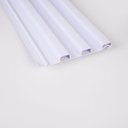 Ver imagem 6 de Kit 12 Placas Ripado de Pvc Slim 10 Cm X 90 Cm Fabelle Bianco