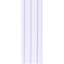 Ver imagem 1 de Kit 12 Placas Ripado de Pvc Slim 10 Cm X 90 Cm Fabelle Bianco