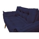 Ver imagem 3 de Sofá 2 Lugares Namoradeira Opala Decorativa - V8 Decor:azul Marinho