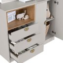 Ver imagem 5 de Cômoda Infantil/juvenil com 3 Gavetas 2 Portas Dl1080 Lille