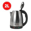 Ver imagem 3 de Chaleira Eletrica Aço Inox Jarra Bule 1500w 2l Portatil 110v