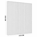 Ver imagem 6 de Painel Ripado de Madeira Decorativo para Sala Quarto 219x250cm Slats L05 Gris Fosco - Lyam Decor