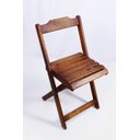 Ver imagem 1 de Cadeira de Madeira Dobrável - Imbuia