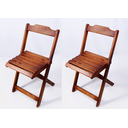 Ver imagem 2 de Cadeira de Madeira Dobrável - Imbuia