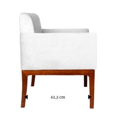 POLTRONA SLIM STRAUB - Branca - 5