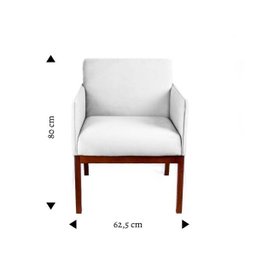 POLTRONA SLIM STRAUB - Branca - 4