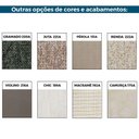 Ver imagem 6 de Banqueta Alta Laura Assento em Tecido Base de Madeira com Encosto Marrom Nacional Móveis