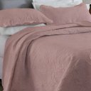 Ver imagem 3 de Colcha Ultrassônica - Queen Size - Classic - C/ Porta Travesseiros - Rosa Chá - Rozac