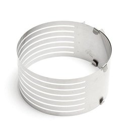 Molde Fatiador Aço Inox De Bolos Em Camadas Casa Cozinha Wincy - 3