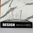 Ver imagem 2 de Decoração sala quarto livro fake branco preto + vaso vidro