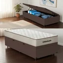 Ver imagem 4 de Cama Box Baú com Colchão de Espuma D60 Ortobom Force Dream Solteiro 88cm