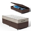 Ver imagem 1 de Cama Box Baú com Colchão de Espuma D60 Ortobom Force Dream Solteiro 88cm