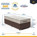 Ver imagem 7 de Cama Box Baú com Colchão de Espuma D60 Ortobom Force Dream Solteiro 88cm