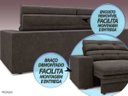 Ver imagem 7 de Sofá Pegasus 2,50M Assento Retrátil e Reclinável Velosuede Chocolate - Netsofás