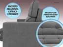 Ver mais imagens de Sofá Pegasus 2,50M Assento Retrátil e Reclinável Velosuede Grafite - NetSofás