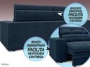 Ver imagem 7 de Sofá Pegasus 2,50M Assento Retrátil e Reclinável Velosuede Petróleo - NetSofás