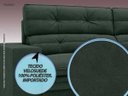 Ver imagem 5 de Sofá Pegasus 2,50M Assento Retrátil e Reclinável Velosuede Verde - NetSofás