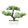 Vaso Planta Artificial Verde Bonsai Flores Decoração Mesa - 1