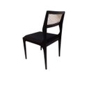 Ver imagem 4 de Cadeira em Madeira com Assento Estofado e Encosto em Tela Sextavada