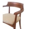 Cadeira Carolina em Madeira com Assento Estofado - com Braço - 2