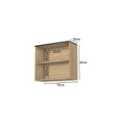 Ver mais imagens de Cozinha Modulada Compacta 5 Peças 8 Portas 4 Gavetas 100% MDF Marina